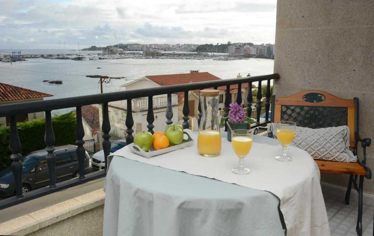 Apartament Desconectaengalicia Mantela, Vistas Puerto Deportivo, 20M Playa Sanxenxo Zewnętrze zdjęcie