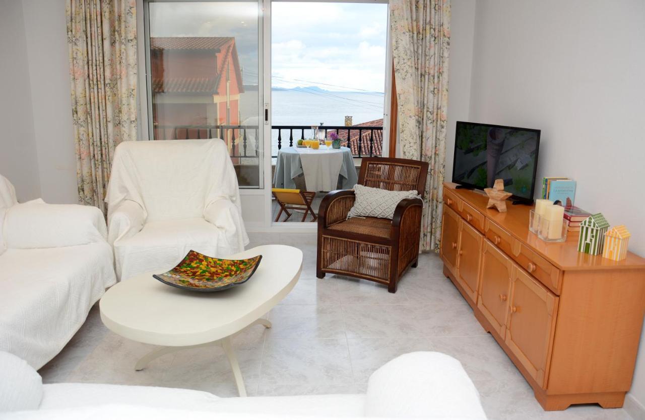 Apartament Desconectaengalicia Mantela, Vistas Puerto Deportivo, 20M Playa Sanxenxo Zewnętrze zdjęcie
